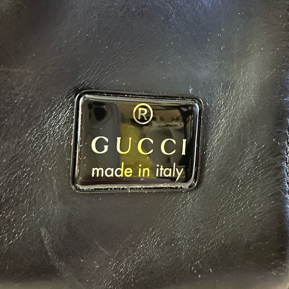 Vintage Gucci suede & leather shoulder bag - Picture 4 of 15